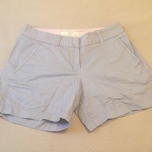 J.Crew broken in chino shorts. Size 0